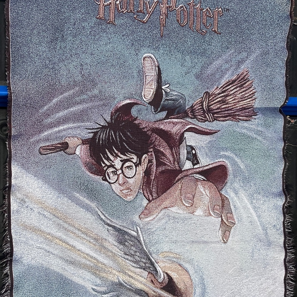 HARRY POTTER  Tapestry Throw Blanket Vintage
